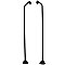 25" Double Offset Water Supply Line Set for Clawfoot Bathtubs - Oil Rubbed Bronze