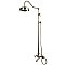 Kingston Brass CCK2668 Vintage Clawfoot Tub Faucet Package with Shower Combo, Brushed Nickel