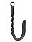 2-1/4" Primitive Twisted Cast Iron Utility Hook