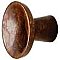 Large Round Brut Bronze Cabinet Knob Designed by Ted Boerner