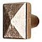 Large Square Bronze Cabinet Knob