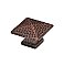 Arts & Crafts Collection Hammered 1" Square Knob - Oil Rubbed Bronze