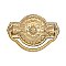 Polished Brass Colonial Revival Drawer Pull