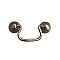 Antique Brass Colonial Revival Drawer Pull 2-1/2" on Center