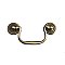 Antique Brass Colonial Revival Drawer Pull 3" on Center