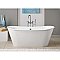 Cheviot Cast Iron 68" Iris Contemporary Freestanding Bathtub