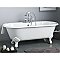Cheviot Cast Iron 70" Regal Clawfoot Bathtub with Shaughnessy Feet