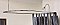 Solid Brass Rectangular Shower Curtain Frame for Clawfoot Tub, 24" x 42" - Chrome