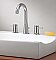 Contemporary Widespread Lavatory / Sink Faucet - Polished Chrome
