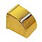 Plain Brass Toe Cap for Table Legs, Medium