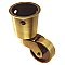 Antique Brass Round Tapered Cup Caster, Medium