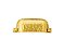 Arts & Crafts Collection Hammered Bin Pull - Satin Brass