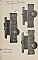 Antique Colonial Revival Wrought Brass Plated Door Plate in "Canyon" Design by Chantrell Hardware - Circa 1909