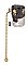 Standard Electrolier Socket with On/Off Pull Chain - Leviton Brand