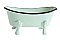 Enamel Bathtub Soap Dish - Aqua