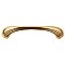 Art Deco Cabinet Pull, 4" on center, Brass