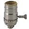 3-Way Standard Socket - Satin Nickel