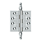 Ornate Steeple Tip Solid Brass Door Hinge Pair - 3-1/2" x 3-1/2"