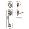 Nashville Brass Tubular Entry Door Hardware Set