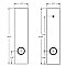 Modern Rectangular Brass Two-Point Door Hardware Lockset
