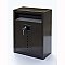 Contemporary Locking Mailbox - Bronze Finish