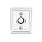 Lighted Solid Brass Electric Doorbell, Wilshire Style, Multiple Finishes