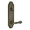 Octagon Lost Wax Cast Bronze  Mortise Entry Door Hardware Set