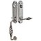 Monolithic with Lafayette Grip Wrought Steel Tubular Entry Door Hardware Set
