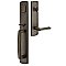 Brighton Sandcast Bronze Tubular Entry Door Hardware Set