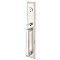 Melrose Brass Tubular Entry Door Hardware Set