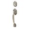 Nashville Brass Tubular Entry Door Hardware Set