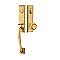 Adams Brass Tubular Entry Door Hardware Set