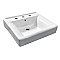 Fauceture Concord 20" Console Sink Basin (8-Inch - 3-Hole) - White