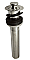Lift and Turn Bathroom Sink Drain Without Overflow - Polished Chrome