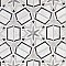Mazzo Hex Deco Starburst 8-1/2" x 9-3/4" Porcelain Floor and Wall Tile - Per Case of 9 - 4.05 Sq. Ft