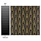 Art Deco Daiquiri Black 11-3/4" x 11-3/4" Porcelain Floor & Wall Tile - Per Case of 13 - 12.74 Sq. Ft.