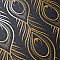 Art Deco Daiquiri Black 11-3/4" x 11-3/4" Porcelain Floor & Wall Tile - Per Case of 13 - 12.74 Sq. Ft.