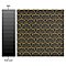 Art Deco Manhattan Black 11-3/4" x11-3/4" Porcelain Floor & Wall Tile - Per Case of 13 - 12.74 Sq. Ft.