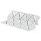 Expressions Treux White Glass Mosaic Tile - Per Sheet - .93 Sq. Ft. Per Sheet