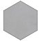 Industrial Hex White 8-1/2" x 9-7/8" Porcelain Floor & Wall Tile - 9 Tiles Per Case - 4.05 Sq. Ft.