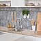 Recycle Hex River White 8-1/2" x 9-7/8" Porcelain Floor & Wall Tile - 9 Tiles Per Case - 4.05 Sq. Ft.