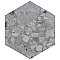 Recycle Hex River White 8-1/2" x 9-7/8" Porcelain Floor & Wall Tile - 9 Tiles Per Case - 4.05 Sq. Ft.