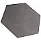 Horizon Hex Nero 7-3/4" x 9" Porcelain Floor & Wall Tile - Per Case of 24 - 8.88 Sq. Ft
