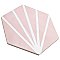 Horizon Dusk Hex Rosa 7-3/4" x 9" Porcelain Floor & Wall Tile - Per Case of 24 - 8.88 Sq. Ft