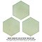 Horizon Hex Verde 7-3/4" x 9" Porcelain Floor & Wall Tile - Per Case of 24 - 8.88 Sq. Ft