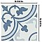 Arte Crystal 9-3/4" x 9-3/4" Porcelain Tile - Per Case of 16 Tile - 10.84 Sq. Ft. Per Case