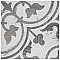 Arte Loire Silver 9-3/4" x 9-3/4" Porcelain Tile - Per Case of 16 Tile - 10.88 Sq. Ft. Per Case