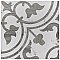 Arte Loire Silver 9-3/4" x 9-3/4" Porcelain Tile - Per Case of 16 Tile - 10.88 Sq. Ft. Per Case
