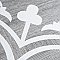 Llama Arte Loire Verso Silver Smoke 9-3/4" x 9-3/4" Porcelain Floor & Wall Tile - Per Case of 16 - 10.88 Sq. Ft.
