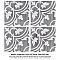 Llama Arte Loire Verso Silver Smoke 9-3/4" x 9-3/4" Porcelain Floor & Wall Tile - Per Case of 16 - 10.88 Sq. Ft.